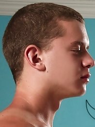 Cute boy next door Ian Levine is sunbathing at the beach when a hot twink,