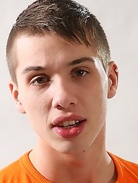 Handsome muscular guy fucks sex toy