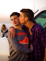 Local hottie Roman Daniels takes one of our new stars Liam Riley