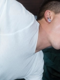Two horny twink kissing and stripping one another down. Andy Taylor and Alex Riley.