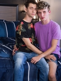 Pretty twink Dawson Grant and Young Caleb Gray.