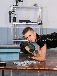 PVC Twink fucked raw. Peter Polloc and Rodion Taxa.