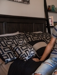 Kissing Keagan. Brian Gibson and Keagan Case.