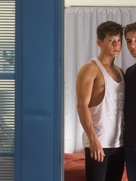 Twink titans, Tyler Hill and Leo Frost tangle in the sheets for this epic pairing that is absolutely dripping with young superstar spunk!